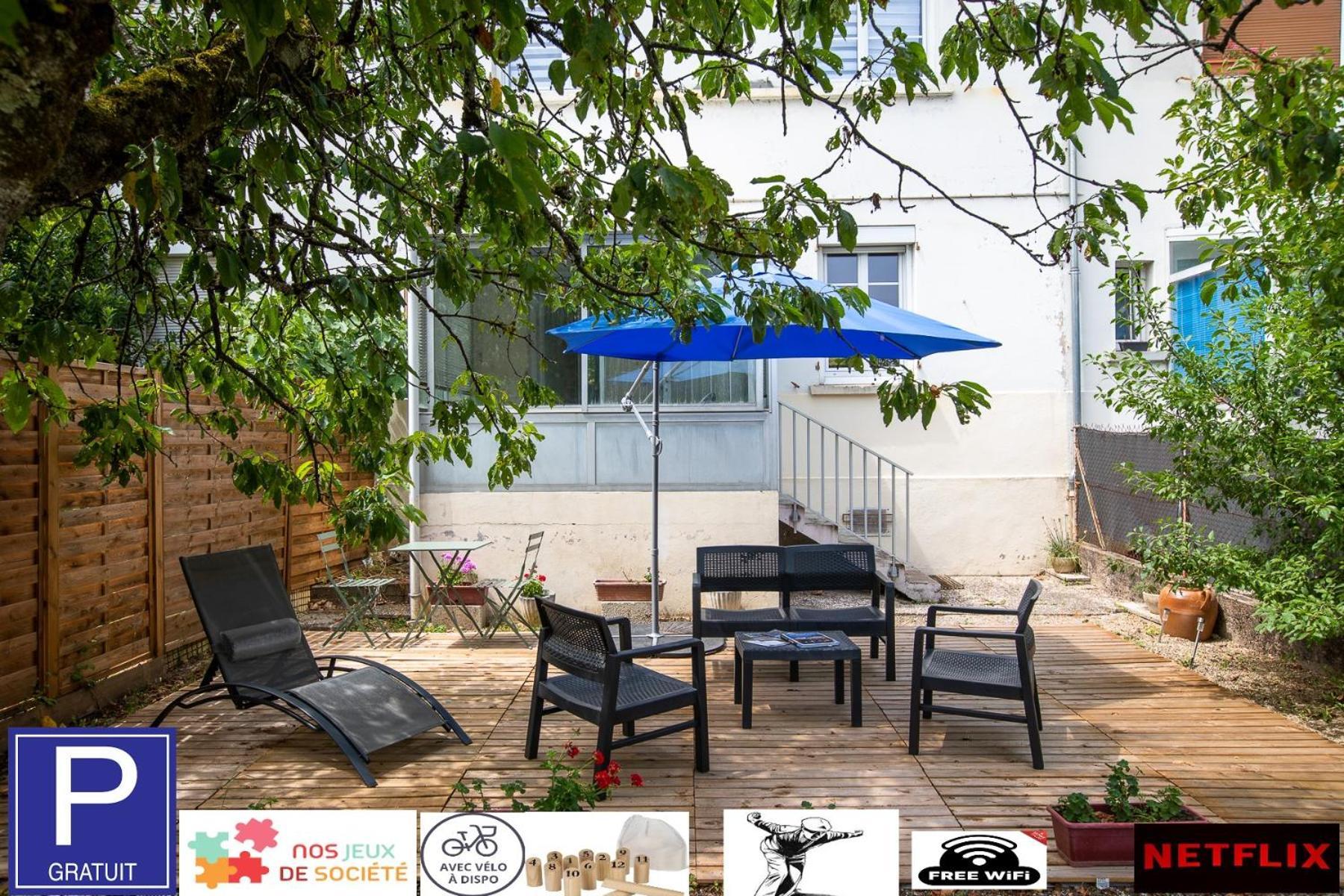 Le Coquet Chez Maguy Maison De Ville Avec Jardin 贝桑松 外观 照片